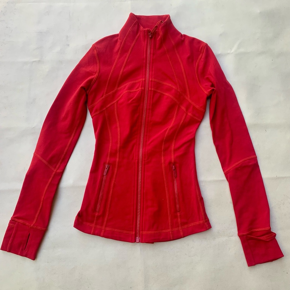Lululemon 0 Define Jacket in Red